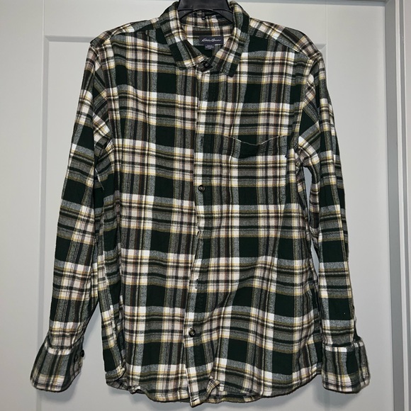 Eddie Bauer Mens Cotton Flannel - Picture 1 of 2
